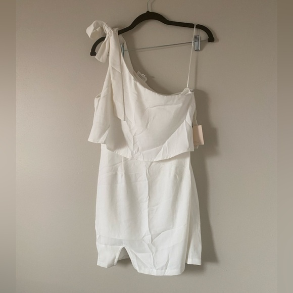 NWT Superdown Jenna one shoulder dress white - Small - Picture 4 of 4